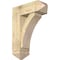 Ekena Millwork Thorton Arts and Crafts Rough Sawn Bracket w/ Offset Brace, Douglas Fir, 8"W x 22"D x 30"H BKT0806X22X30THR03RDF - alternate 1